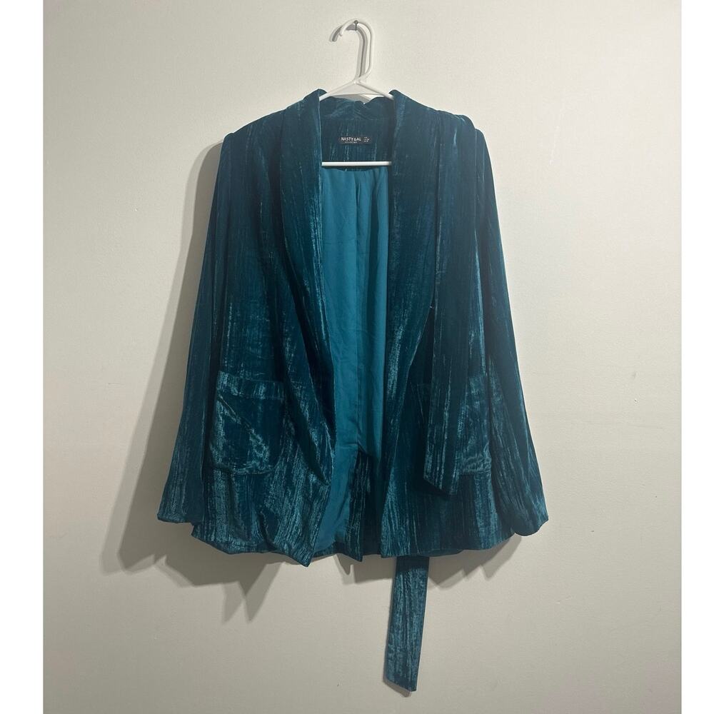 Nasty Gal Velvet Blazer